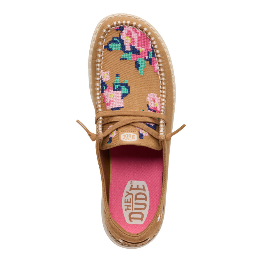 Wendy Cross Stitch – Tan/Multi - Image 6